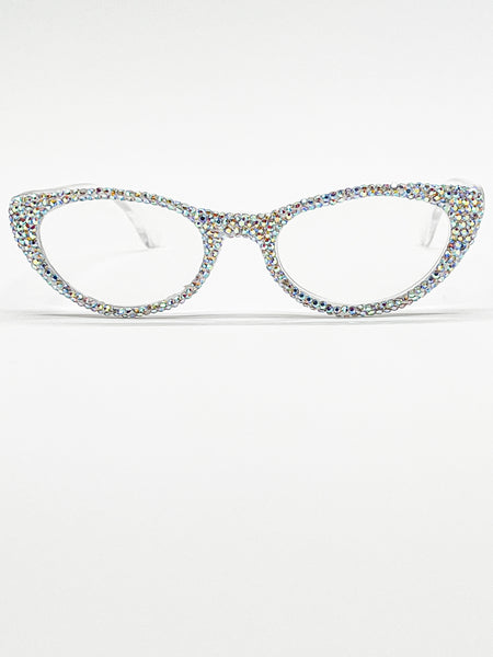 Wendy williams rhinestone discount cat eye glasses