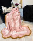Soft Pink Versace Throw