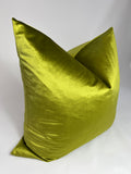 Luxury Velvet Pillow in Olive Green