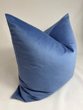 Luxury Velvet Pillow in Blue Periwinkle