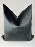 Luxurious Black Velvet Pillow Cover