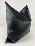Luxurious Black Velvet Pillow Cover