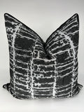 The Metallic Noir Pillow Cover