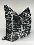 The Metallic Noir Pillow Cover