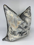 Gray Cosmic Pillow Cover