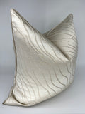 The Wave Pillow Cover in Cream