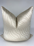 The Wave Pillow Cover in Cream