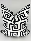 The Modern Greek Key Pillow Cover