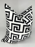 The Modern Greek Key Pillow Cover