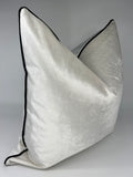 Luxury Velvet Pillow in White