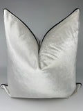 Luxury Velvet Pillow in White