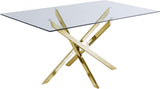 The Zoe Gold Dining Table