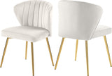 The Justine Cream Velvet Chair