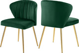 The Justine Green Velvet Chair