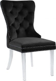 The Manhattan Black Velvet Dining Chair