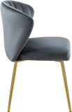 The Justine Gray Velvet Chair