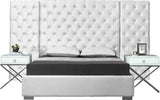 Marilyn Off-White Velvet Bed