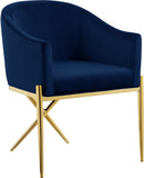 Alexa Navy Velvet Dining Chair