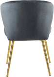 The Justine Gray Velvet Chair