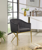 Alexa Gray Velvet Dining Chair