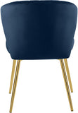 The Justine Navy Velvet Chair