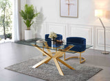 The Gwen Navy Velvet Chair