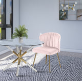 The Justine Pink Velvet Chair