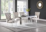 The Gracie Chrome Dining Table