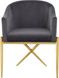 Alexa Gray Velvet Dining Chair