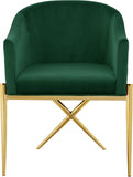 Alexa Green Velvet Dining Chair