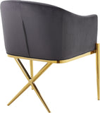 Alexa Gray Velvet Dining Chair