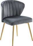 The Justine Gray Velvet Chair