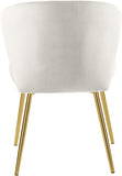 The Justine Cream Velvet Chair