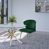 The Justine Green Velvet Chair