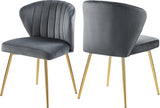 The Justine Gray Velvet Chair