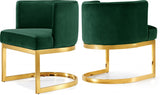 The Gwen Green Velvet Chair