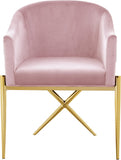 Alexa Pink Velvet Dining Chair