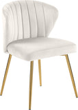 The Justine Cream Velvet Chair