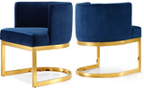 The Gwen Navy Velvet Chair