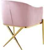 Alexa Pink Velvet Dining Chair