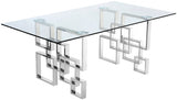 The Matrix Chrome Dining Table