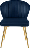 The Justine Navy Velvet Chair