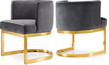 The Gwen Gray Velvet Chair