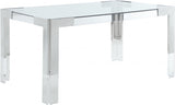 The Gracie Chrome Dining Table