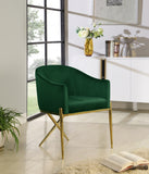 Alexa Green Velvet Dining Chair